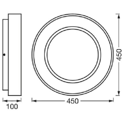 Ledvance-LED Stmívatelné stropní svítidlo SUN@HOME CIRCULAR LED/18,5W/230V Wi-Fi