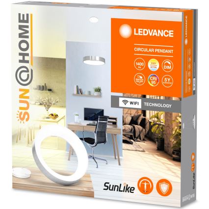 Ledvance - LED Stmívatelný lustr na lanku SUN@HOME CIRCULAR LED/18,5W/230V Wi-Fi