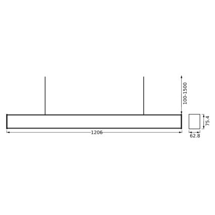 Ledvance - LED Stmívatelný lustr na lanku SUN@HOME LED/50W/230V 2200-5000K CRI 95 Wi-Fi