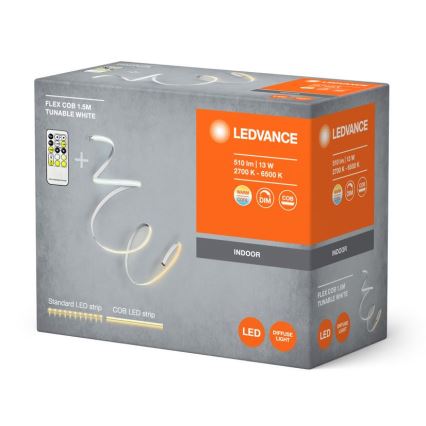 Ledvance - LED Stmívatelný pásek FLEX COB 1,5m LED/13W/230V 2700-6500K + dálkové ovládání