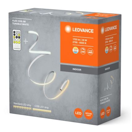 Ledvance - LED Stmívatelný pásek FLEX COB 5m LED/35W/230V 2700-6500K + dálkové ovládání