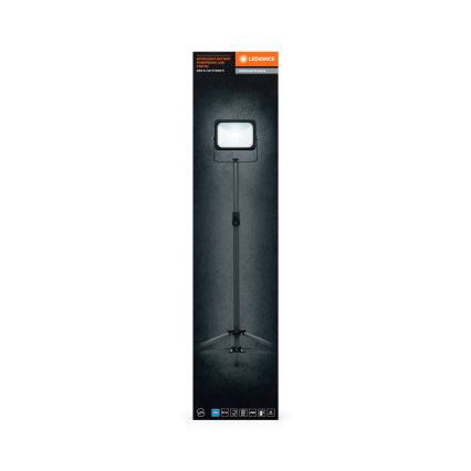 Ledvance - LED Stmívatelný reflektor s držákem WORKLIGHT TRIPOD LED/20W/3,7V IP54
