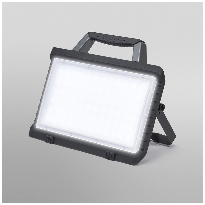 Ledvance - LED Stmívatelný venkovní nabíjecí reflektor WORKLIGHT BATTERY LED/26W/5V 2200 mAh IP54