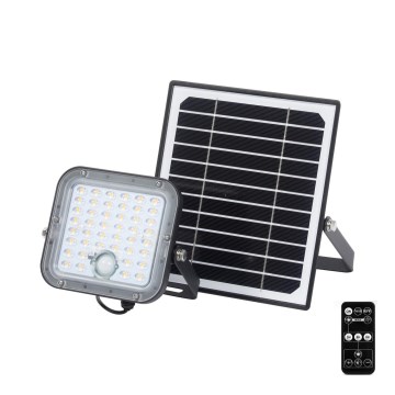 Ledvance - LED Stmívatelný solární reflektor se senzorem FLOOD SPLIT LED/10W/7,4V IP65 + dálkové ovládání