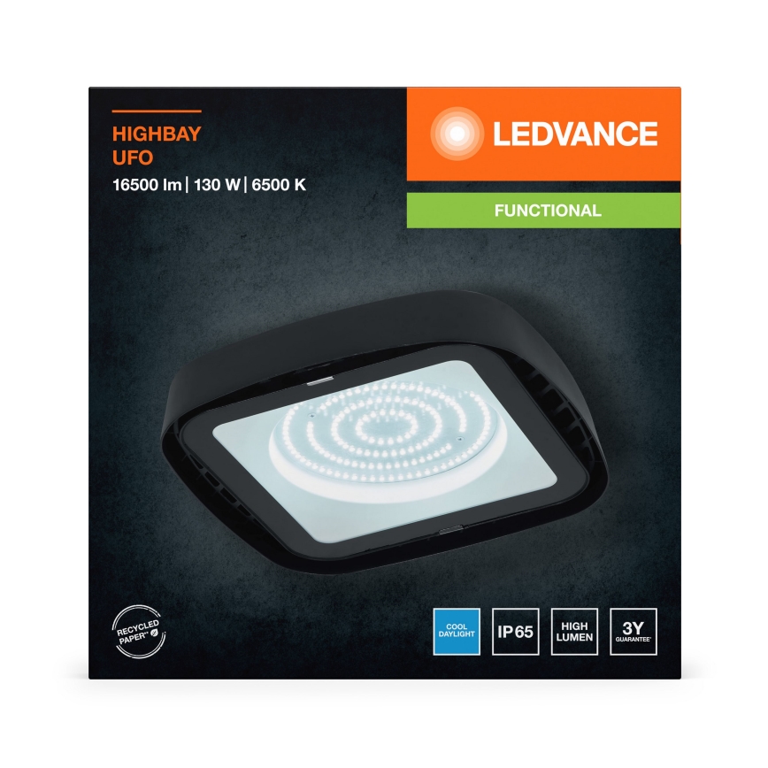 Ledvance - LED Stropní průmyslové svítidlo HIGHBAY LED/130W/230V IP65 6500K