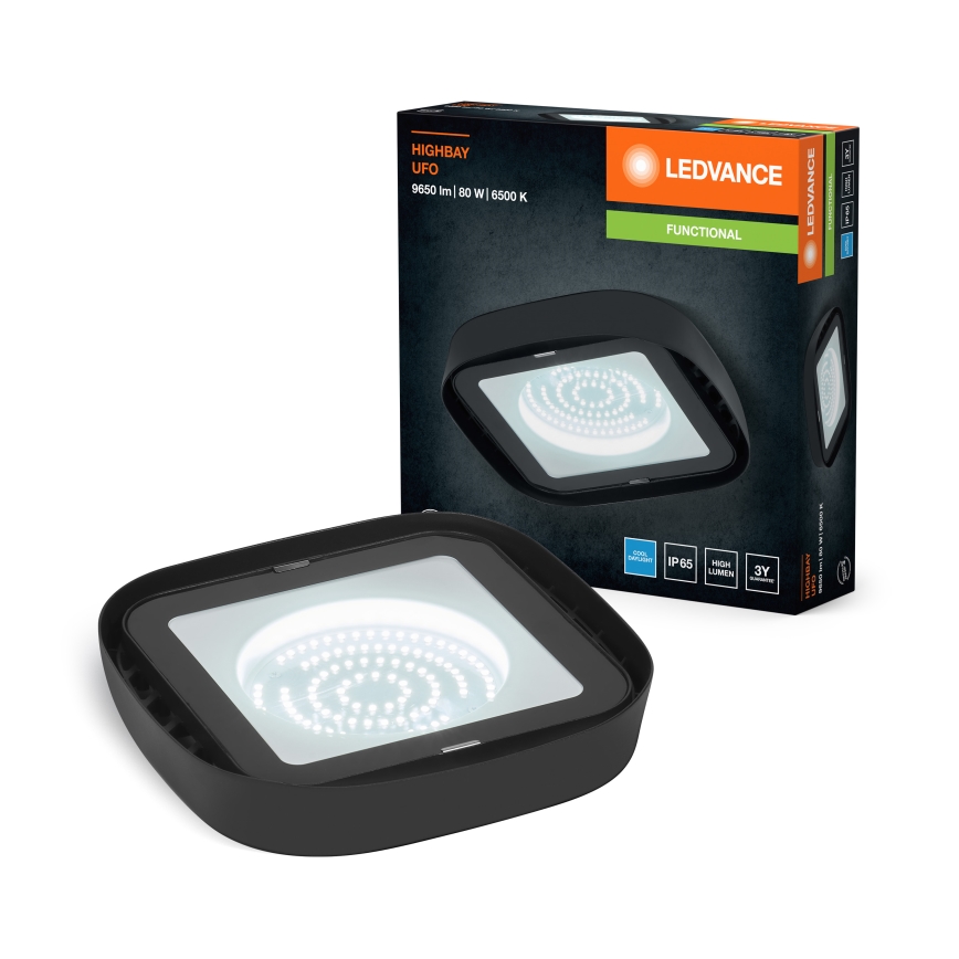 Ledvance - LED Stropní průmyslové svítidlo HIGHBAY LED/80W/230V IP65 6500K