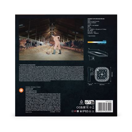 Ledvance - LED Stropní průmyslové svítidlo HIGHBAY LED/80W/230V IP65 6500K