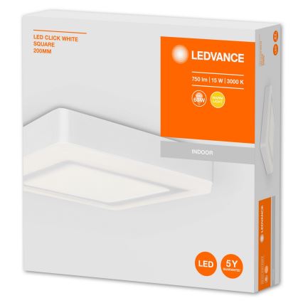 Ledvance - LED Stropní svítidlo CLICK LED/15W/230V