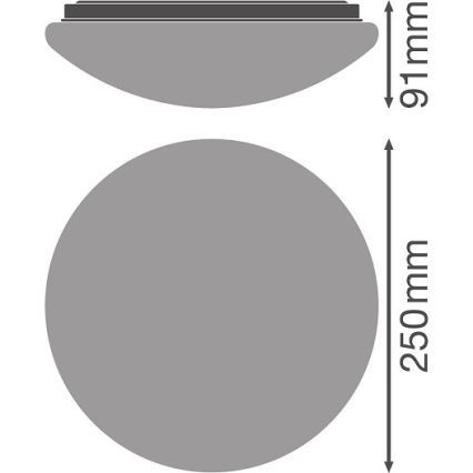 Ledvance - LED Stropní svítidlo ESSENTIAL LED/13W/230V 3000K