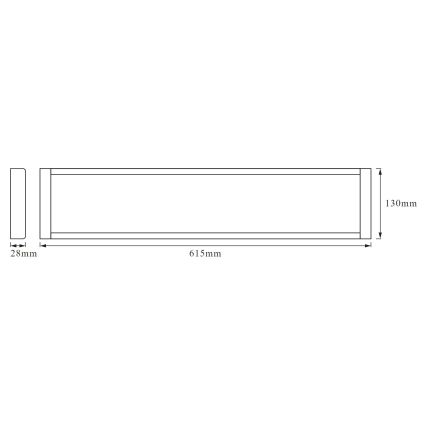 Ledvance - LED Stropní svítidlo OFFICE LINE LED/25W/230V