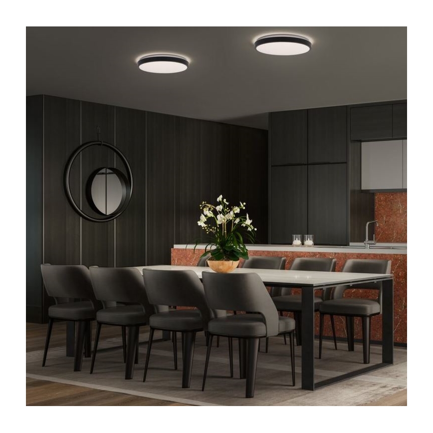 Ledvance - LED Stropní svítidlo ORBIS LONDON LED/24W/230V černá