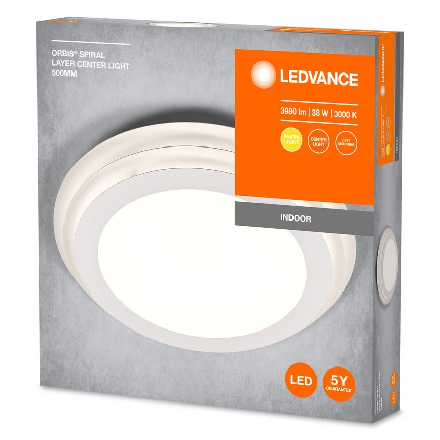 Ledvance - LED Stropní svítidlo ORBIS SPIRAL LED/38W/230V