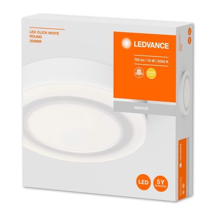 Ledvance - LED Stropní svítidlo ROUND LED/15W/230V pr. 20 cm