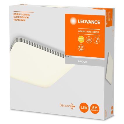 Ledvance - LED Stropní svítidlo se senzorem ORBIS LED/60W/230V 3000K