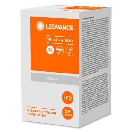 Ledvance - LED Technické svítidlo se senzorem SUBMARINE 1xG13/16W/230V IP65