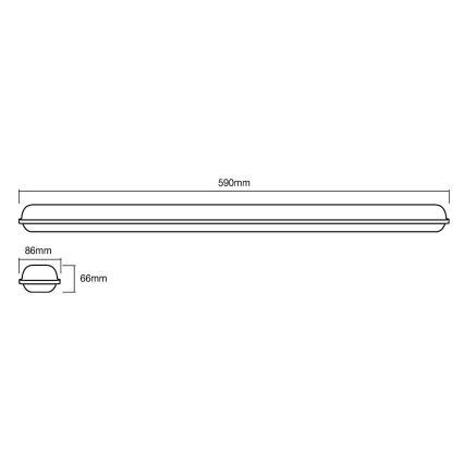 Ledvance - LED Technické svítidlo SUBMARINE LED/18W/230V IP65