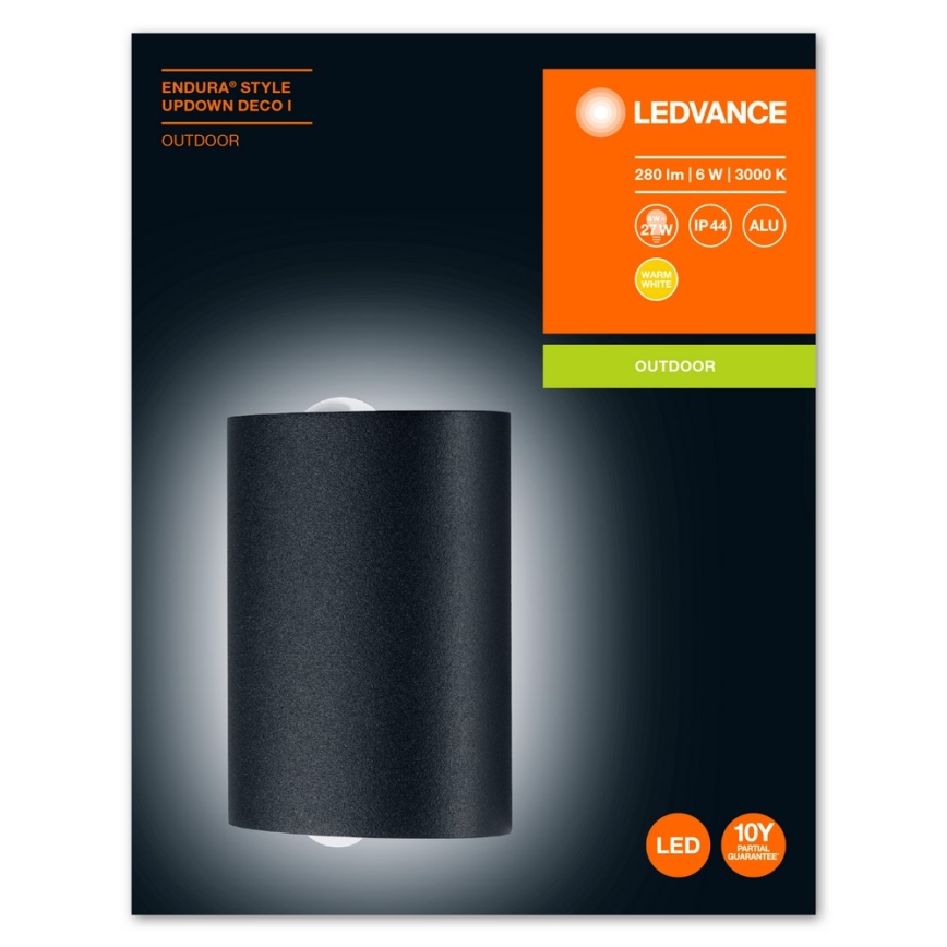 Ledvance - LED Venkovní nástěnné svítidlo ENDURA LED/6W/230V