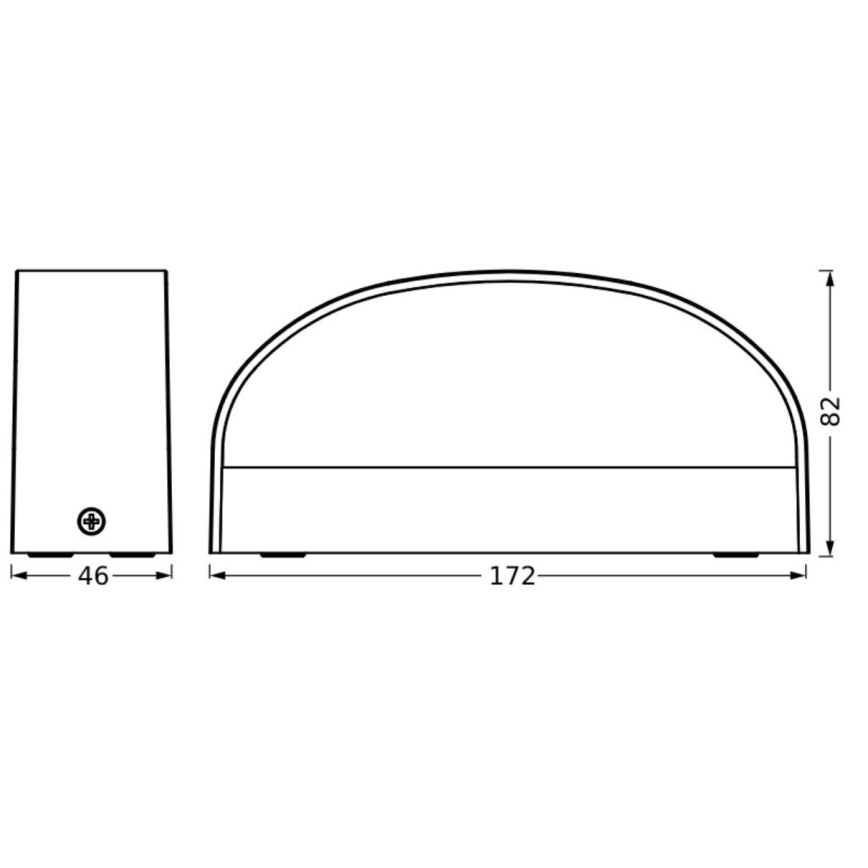 Ledvance - LED Venkovní nástěnné svítidlo ENDURA STYLE ILAY 2xLED/3,8W/230V IP65