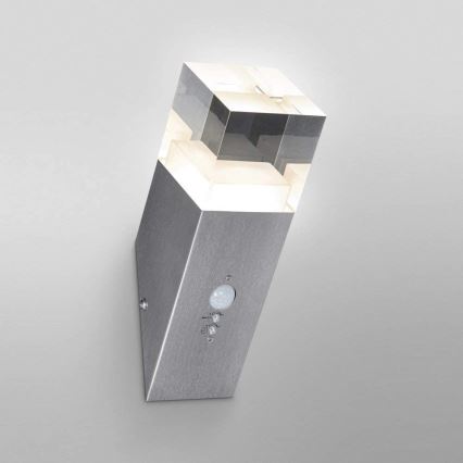 Ledvance - LED Venkovní nástěnné svítidlo se senzorem CRYSTAL 1xLED/5W/230V IP44