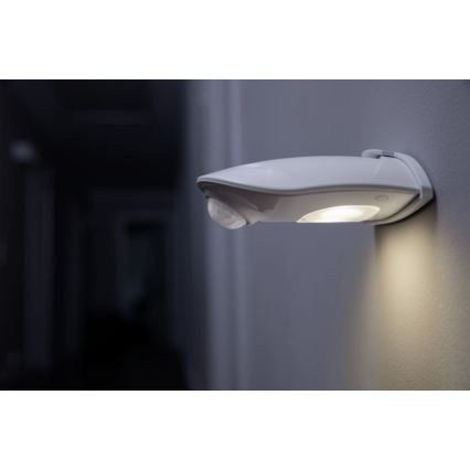 Ledvance - LED Venkovní nástěnné svítidlo se senzorem DOORLED LED/1W/3xAA IP54