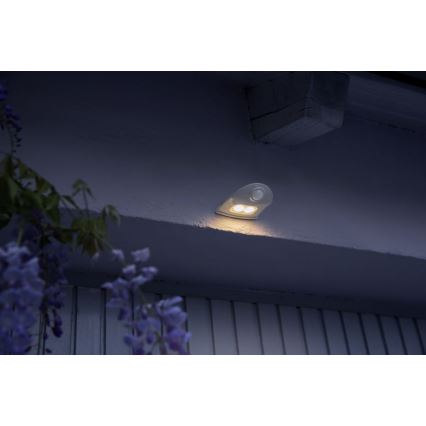 Ledvance - LED Venkovní nástěnné svítidlo se senzorem DOORLED LED/1W/3xAA IP54