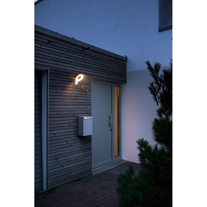 Ledvance - LED Venkovní nástěnné svítidlo se senzorem LOOP 1xLED/12W/230V IP44