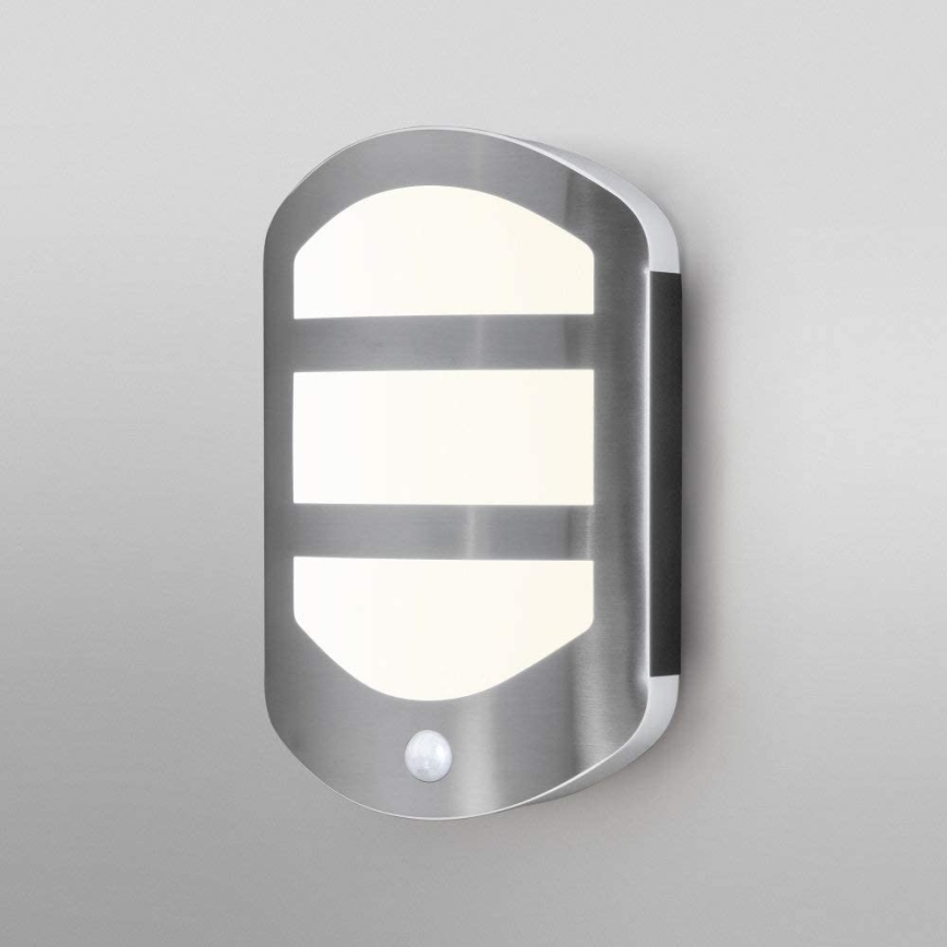 Ledvance - LED Venkovní nástěnné svítidlo se senzorem PLATE LED/12,5W/230V IP44