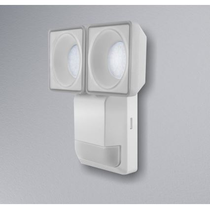 Ledvance - LED Venkovní nástěnné svítidlo se senzorem SPOT 2xLED/8W/230V IP55