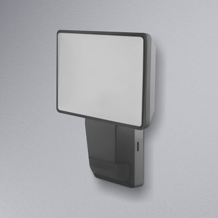 Ledvance - LED Venkovní nástěnný reflektor se senzorem FLOOD LED/15W/230V IP55