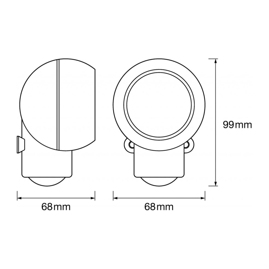 Ledvance -LED Venkovní orientační svítidlo se senzorem SPYLUX LED/0,3W/3xAA IP43