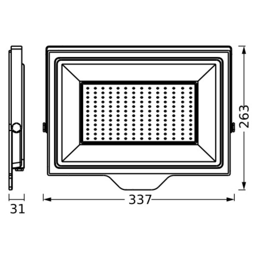 Ledvance - LED Venkovní nástěnný reflektor FLOODLIGHT ESSENTIAL LED/150W/230V IP65