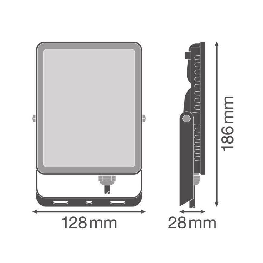 Ledvance - LED Venkovní nástěnný reflektor FLOODLIGHT ESSENTIAL LED/30W/230V 4000K IP65