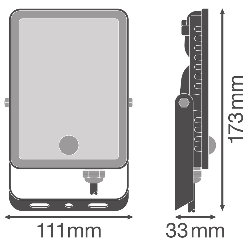 Ledvance - LED Venkovní reflektor se senzorem FLOODLIGHT LED/20W/230V 6500K IP65