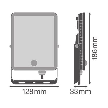 Ledvance - LED Venkovní reflektor se senzorem FLOODLIGHT LED/30W/230V 6500K IP65