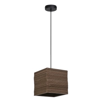 Ledvance - Lustr na lanku DECOR CARDBOARD 1xE27/15W/230V 25x25 cm