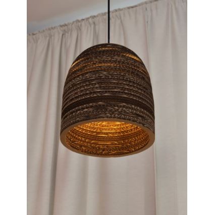 Ledvance - Lustr na lanku DECOR CARDBOARD 1xE27/15W/230V pr. 25 cm