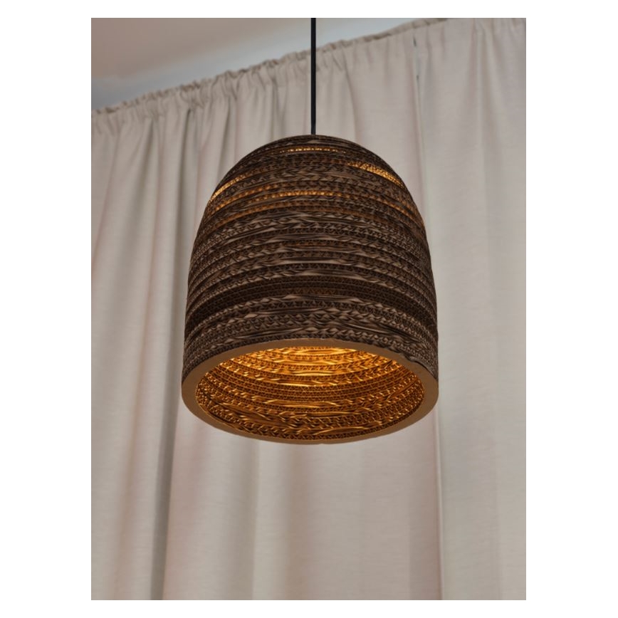Ledvance - Lustr na lanku DECOR CARDBOARD 1xE27/15W/230V pr. 25 cm