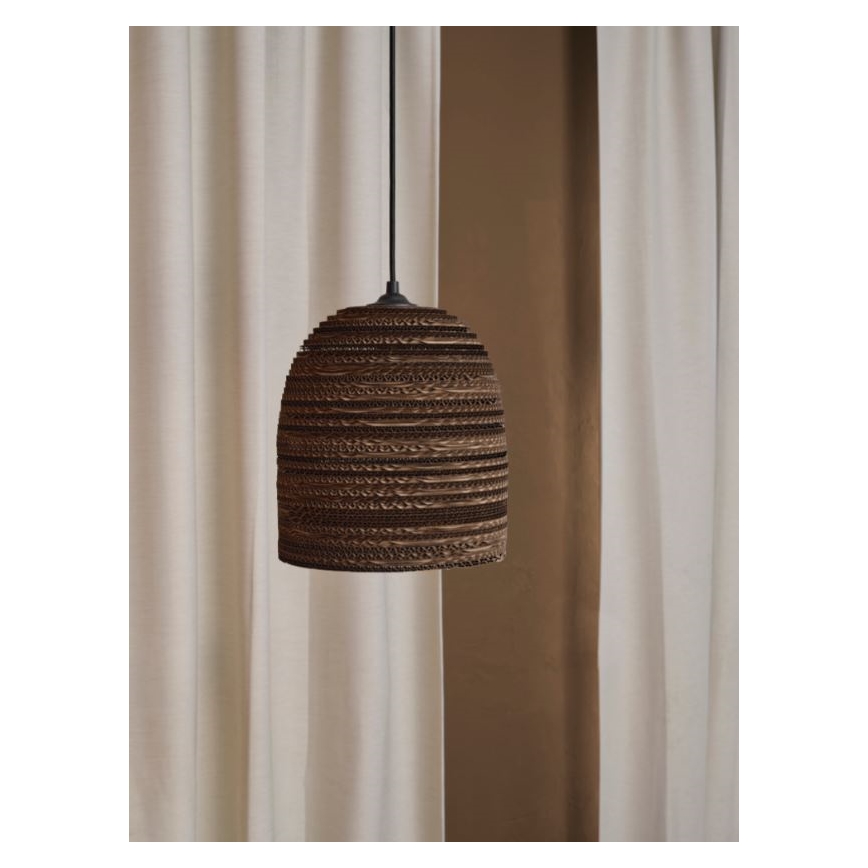 Ledvance - Lustr na lanku DECOR CARDBOARD 1xE27/15W/230V pr. 25 cm