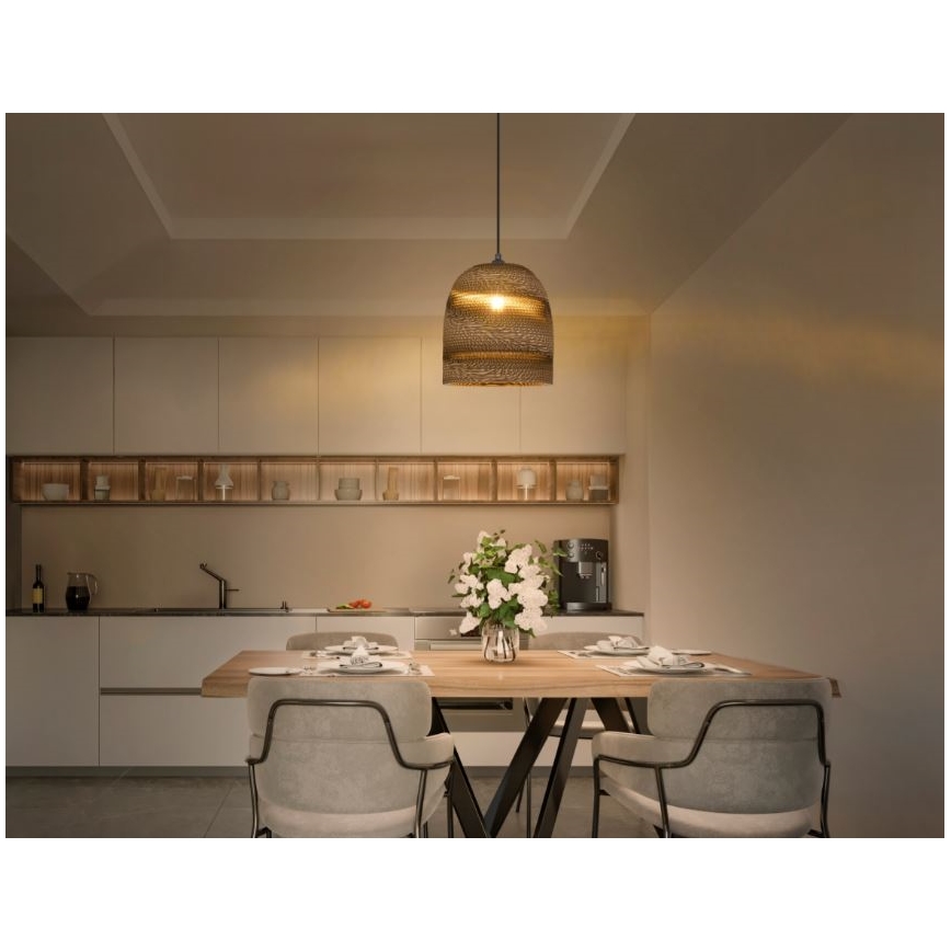 Ledvance - Lustr na lanku DECOR CARDBOARD 1xE27/15W/230V pr. 25 cm