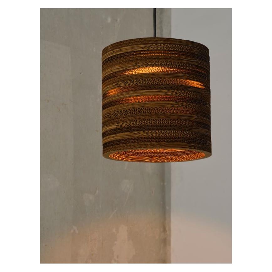 Ledvance - Lustr na lanku DECOR CARDBOARD 1xE27/15W/230V pr. 25 cm