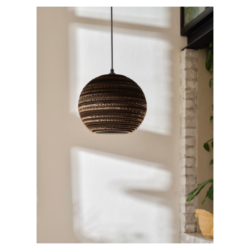 Ledvance - Lustr na lanku DECOR CARDBOARD 1xE27/15W/230V pr. 26 cm