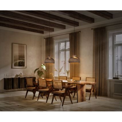 Ledvance - Lustr na lanku DECOR CARDBOARD 1xE27/15W/230V pr. 36 cm