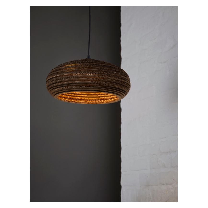 Ledvance - Lustr na lanku DECOR CARDBOARD 1xE27/15W/230V pr. 40 cm