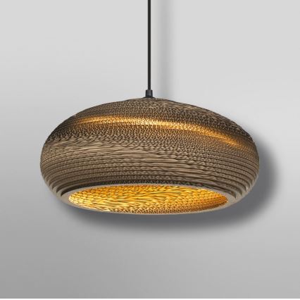 Ledvance - Lustr na lanku DECOR CARDBOARD 1xE27/15W/230V pr. 40 cm