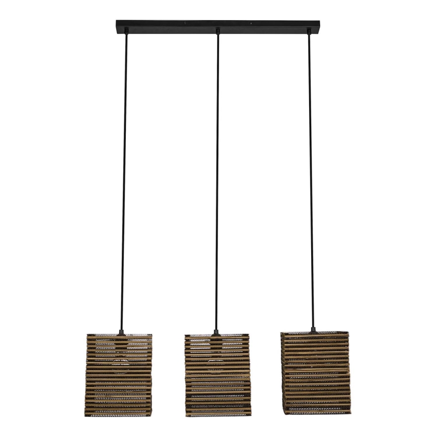 Ledvance - Lustr na lanku DECOR CARDBOARD 3xE27/15W/230V