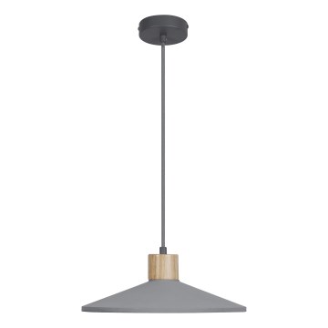 Ledvance - Lustr na lanku DECOR CONCRETE 1xE27/15W/230V pr. 32 cm beton šedá