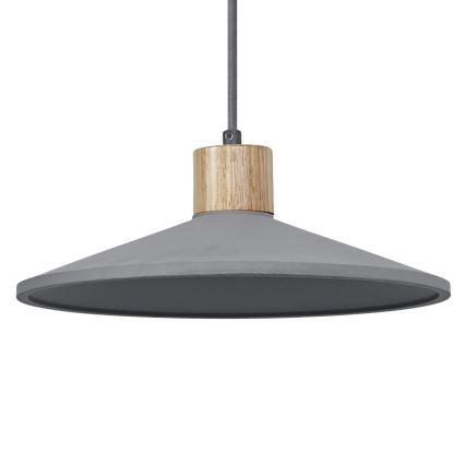 Ledvance - Lustr na lanku DECOR CONCRETE 1xE27/15W/230V pr. 32 cm beton šedá