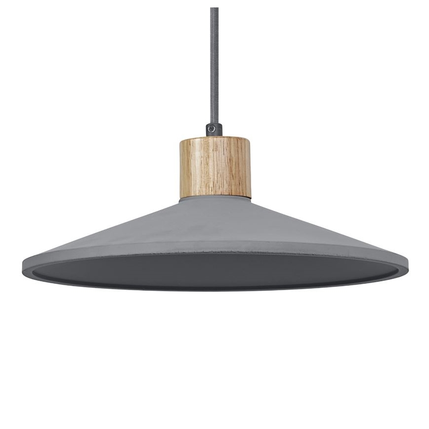 Ledvance - Lustr na lanku DECOR CONCRETE 1xE27/15W/230V pr. 32 cm beton šedá