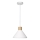 Ledvance - Lustr na lanku DECOR PLASTER 1xE27/25W/230V pr. 22 cm sádra bílá