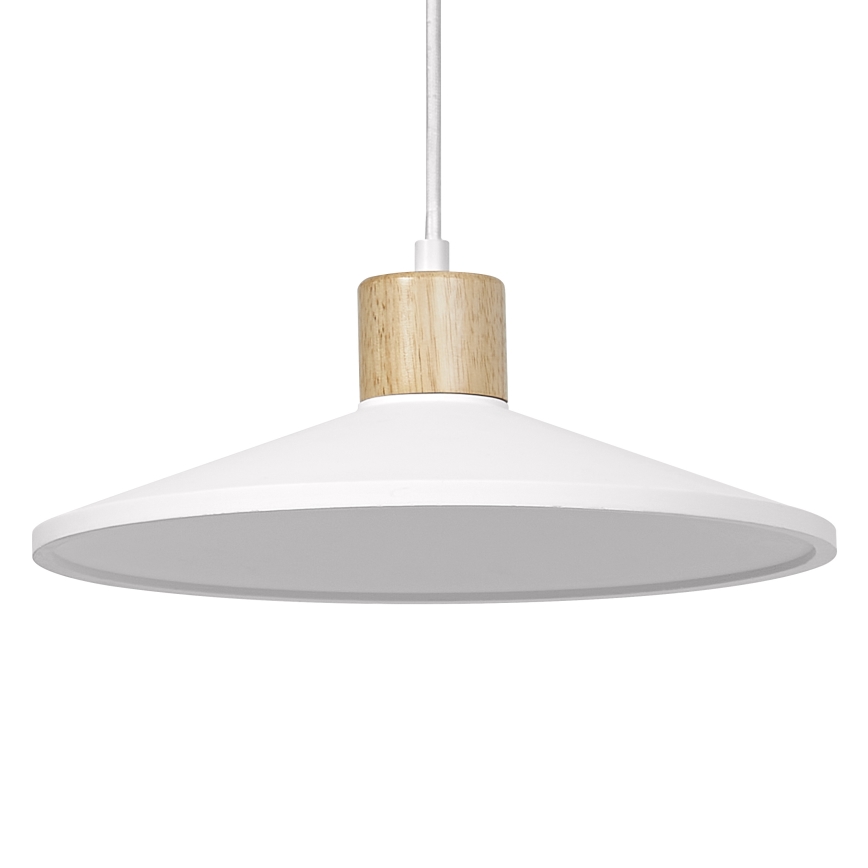 Ledvance - Lustr na lanku DECOR PLASTER 1xE27/25W/230V pr. 32 cm sádra bílá